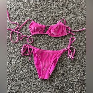 Vibrant Pink Bikini Set